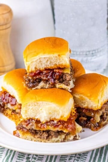 Bacon Jam Cheeseburger Sliders