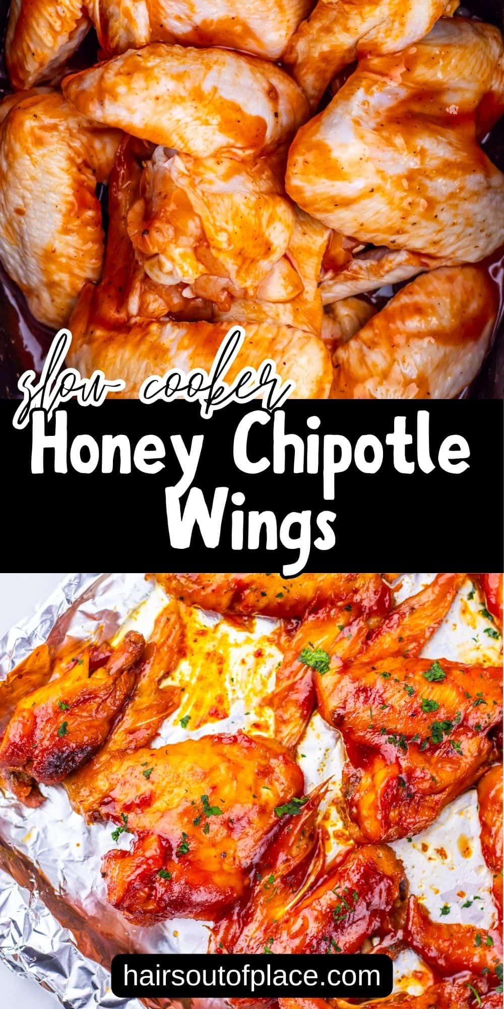 Easy Crockpot Honey Chipotle Wings