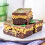 Easy Dubai Chocolate Brownies with Box Mix
