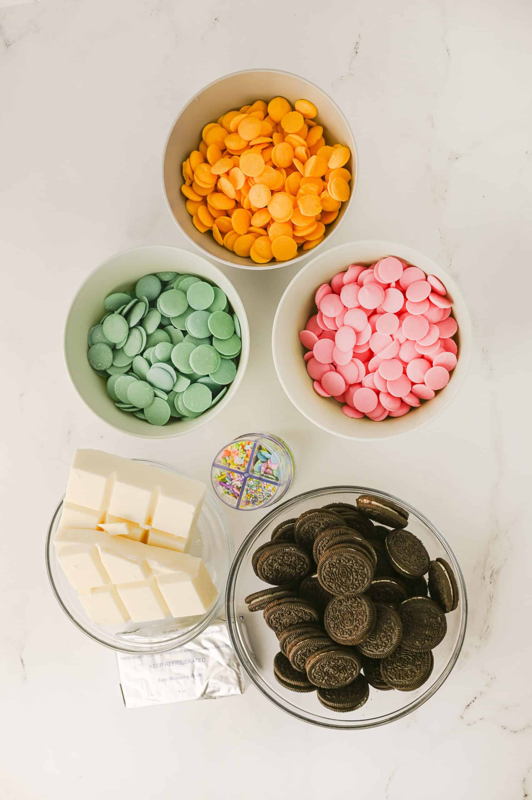 Easy Easter Oreo Truffles Ingredients