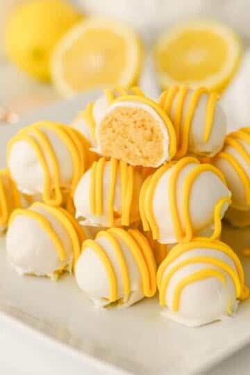 Easy Lemon Oreo Balls