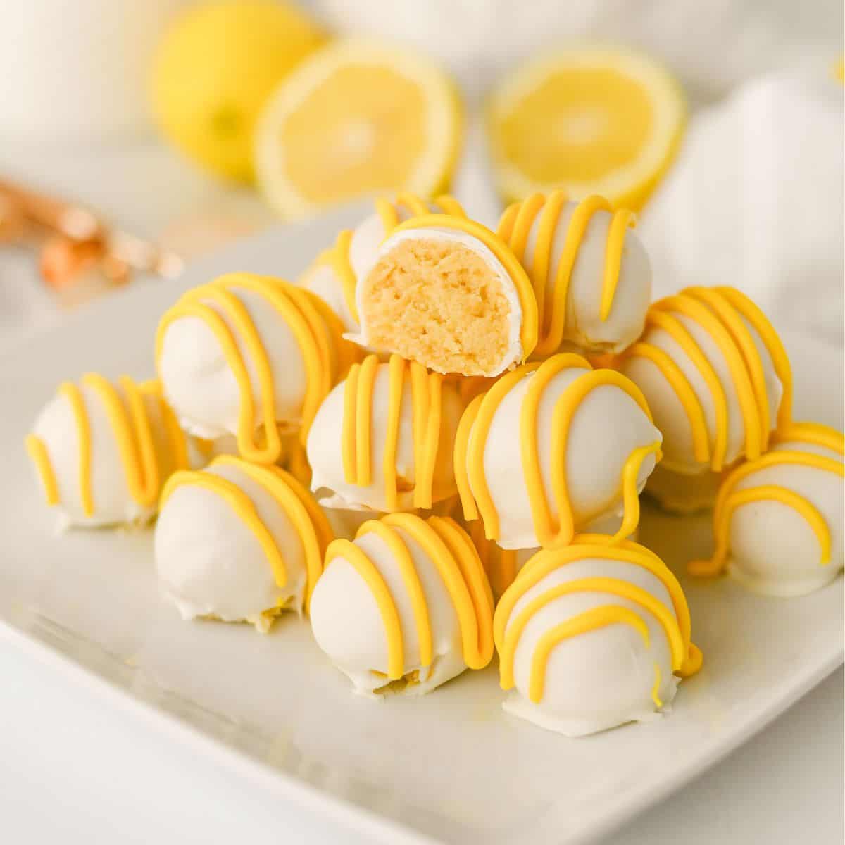 Easy Lemon Oreo Balls