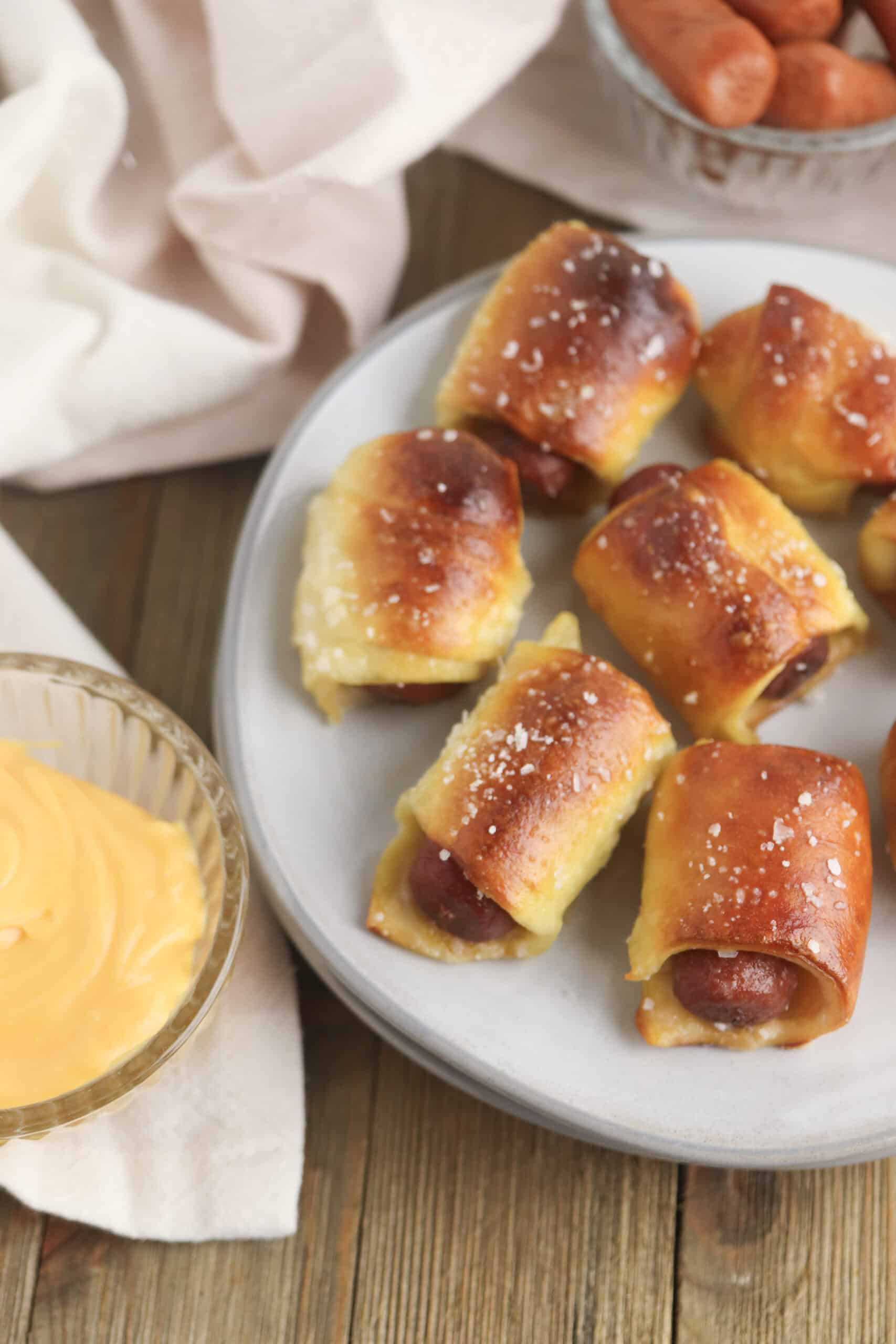 Mini Pretzel Dogs