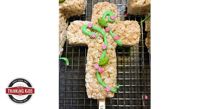 cross rice crispy treats for easter