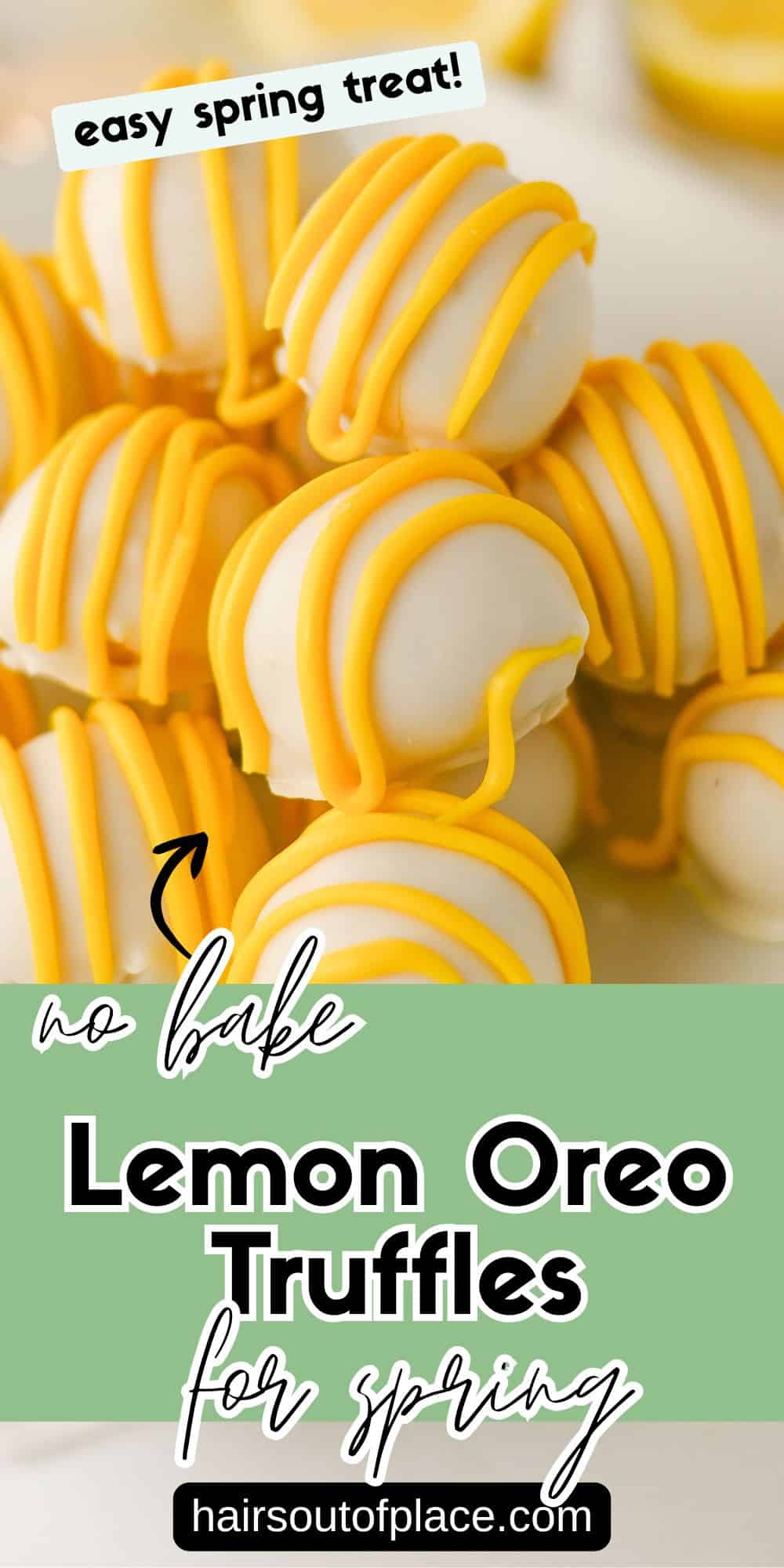Lemon Oreo Balls No Bake