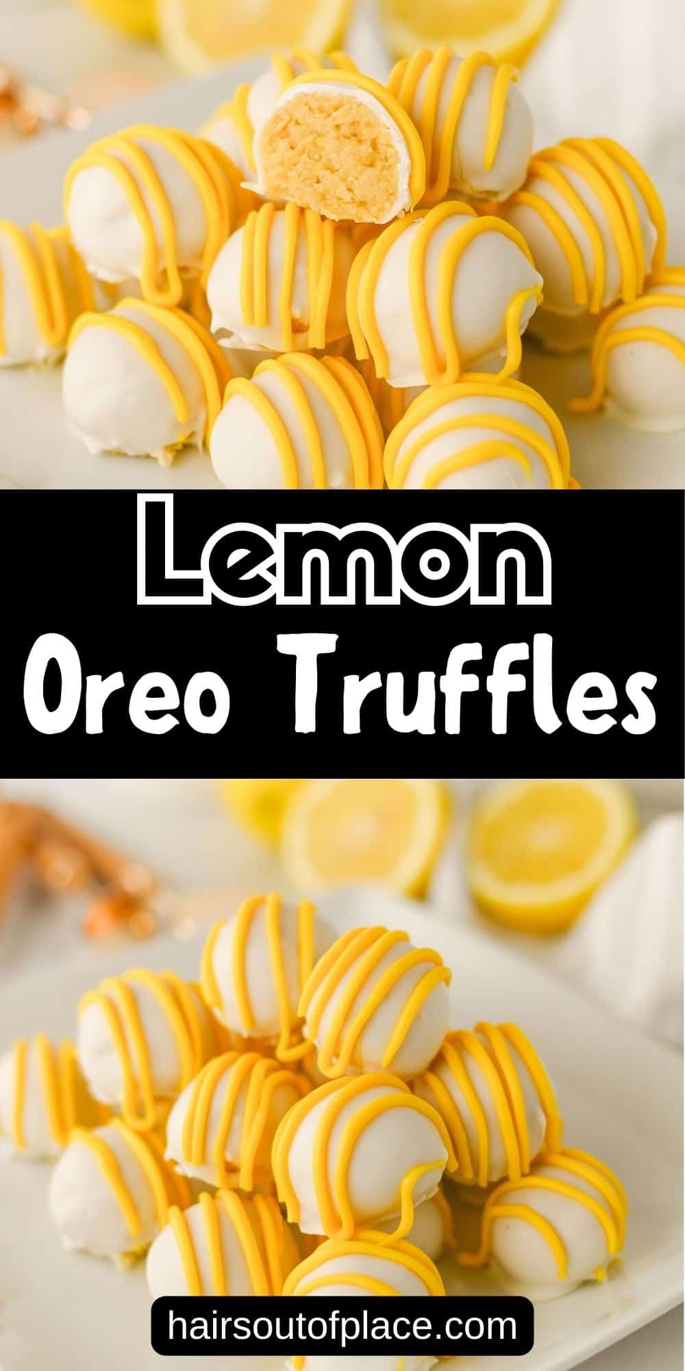 Lemon Oreo Truffles