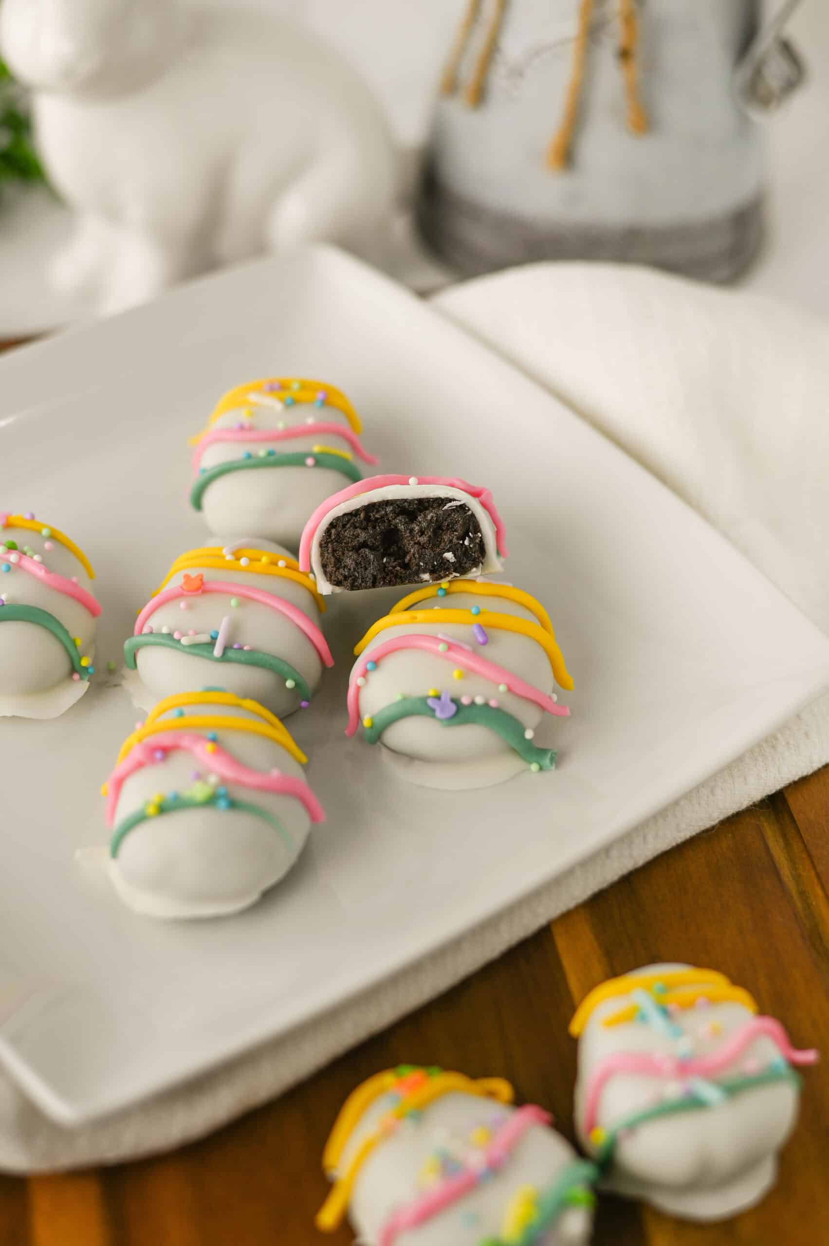 No Bake Easter Oreo Truffles