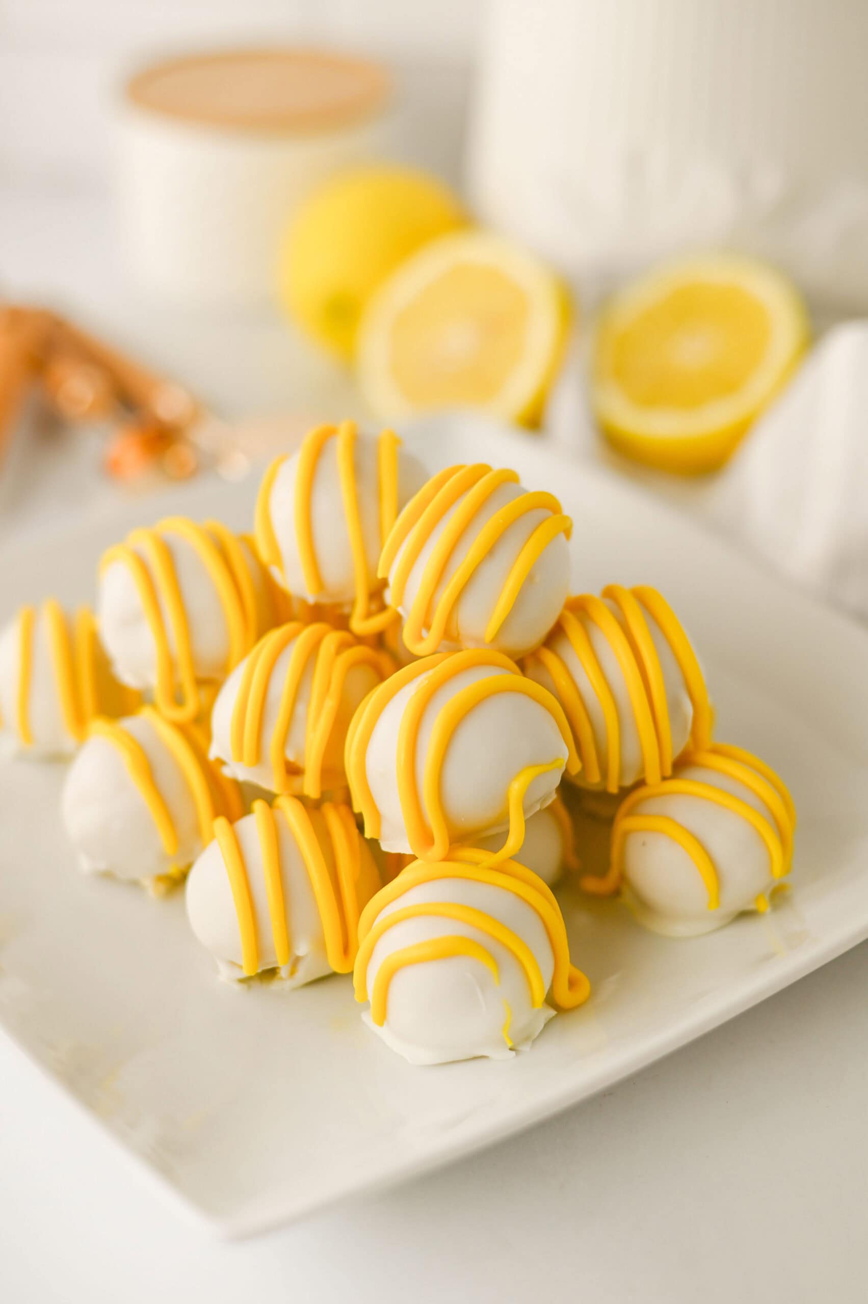 No Bake Lemon Oreo Balls