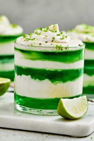 St. Patrick’s Day Green Jello Parfaits