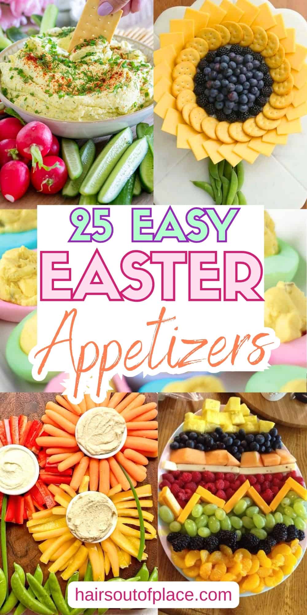 25 Easy Easter Appetizers Pinterest pin