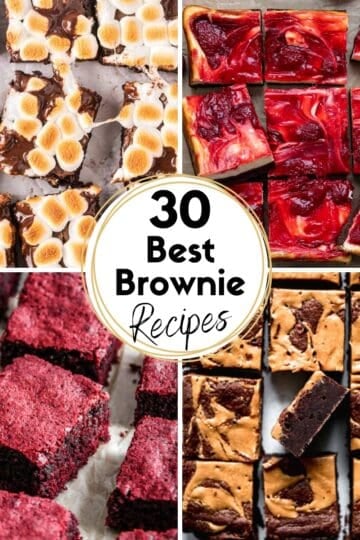 30 Best Brownie Recipes HOOP Collage Images