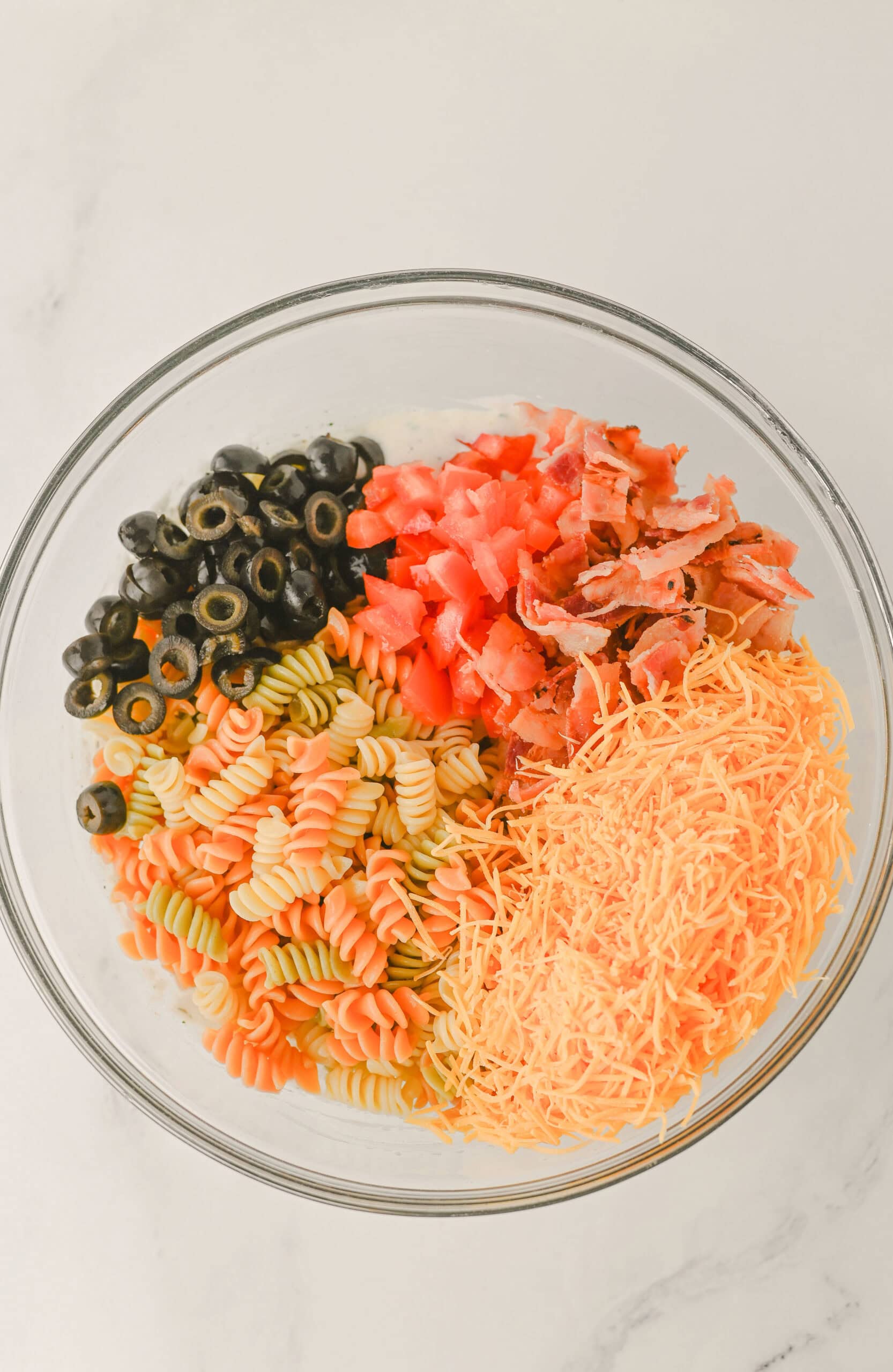How to Make Bacon Ranch Pasta Salad