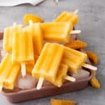 Peach Rose Wine Popsicles
