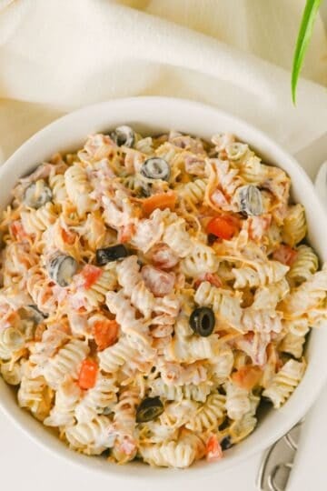 Simple Bacon Pasta Salad With Ranch