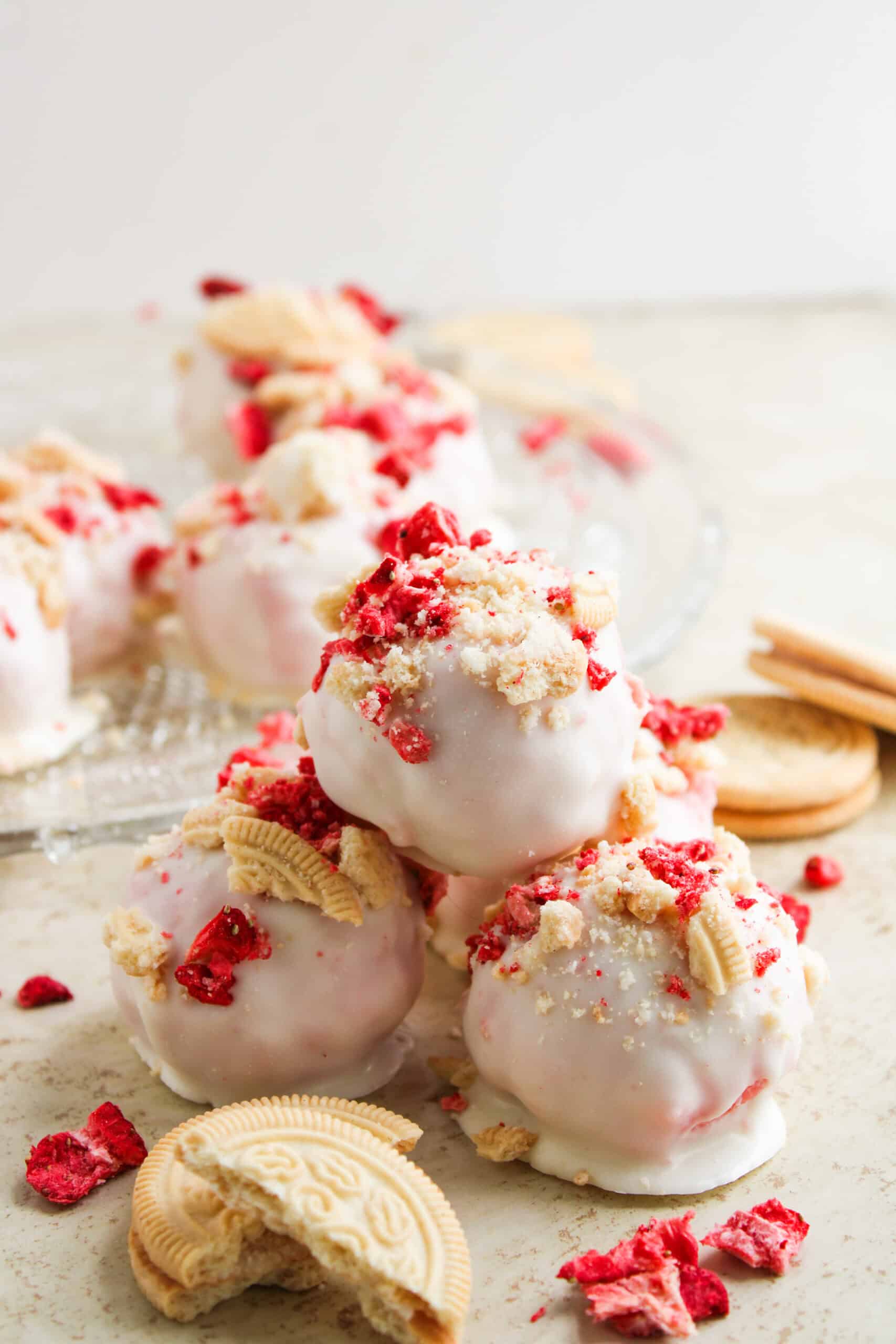 Strawberry Cake Balls