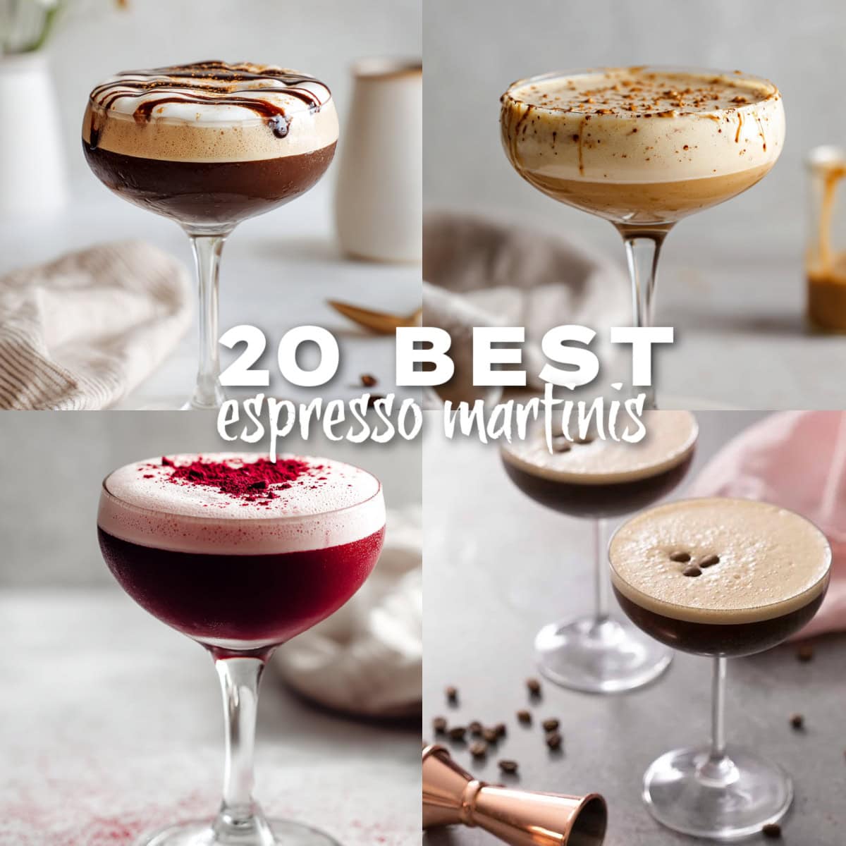 easy and delicious espresso martini cocktails and drink recipes hot and cold