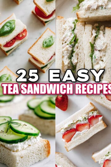 easy cute tea sandwiches for a tea party