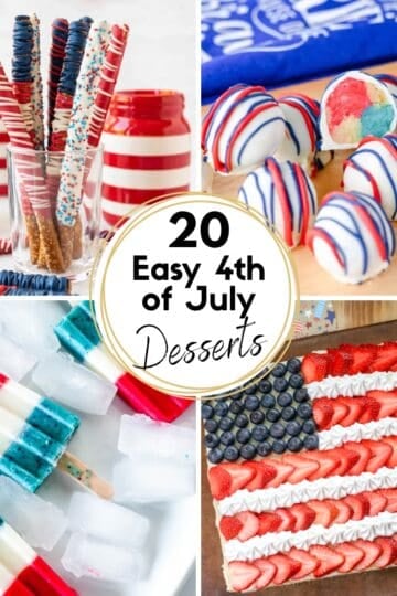 20 4th of July Desserts HOOP Collage Images