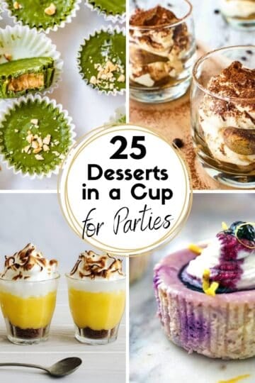 25 Desserts in a Cup for Parties HOOP Collage Images