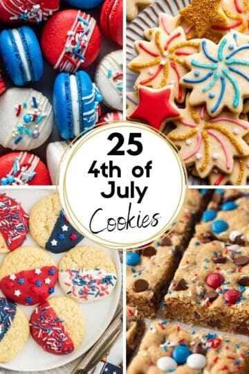 25 Easy 4th of July Cookies HOOP Collage Images
