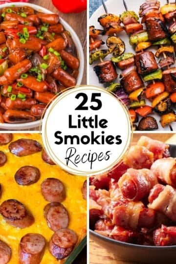 25 Little Smokies Recipes HOOP Collage Images