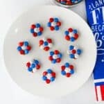 Easy Red White and Blue Pretzels