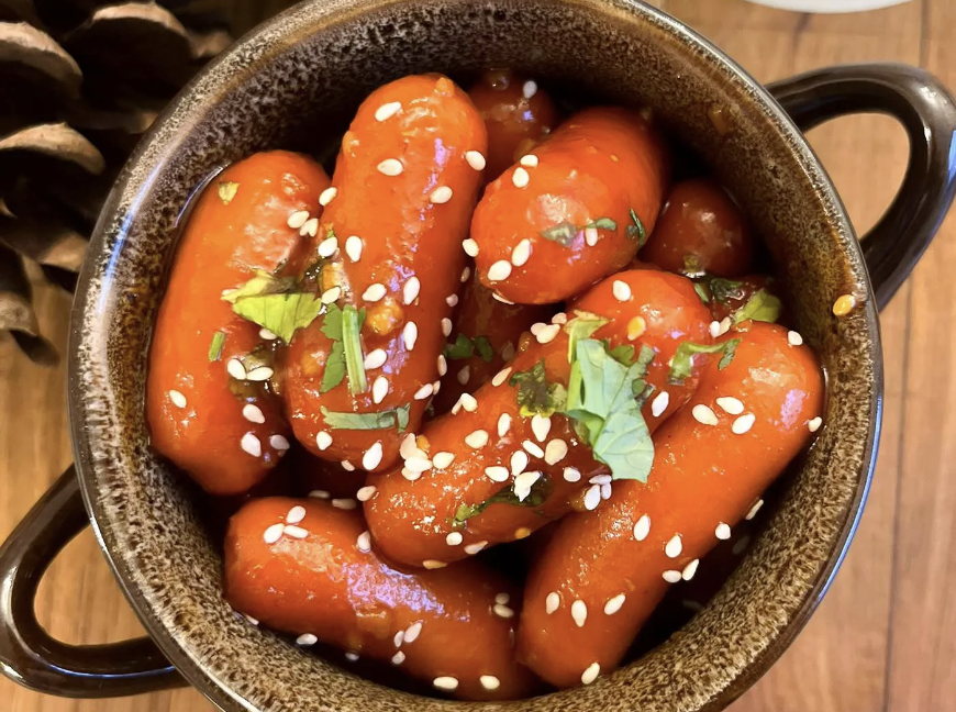 Honey Garlic Sriracha Cocktail Weenies