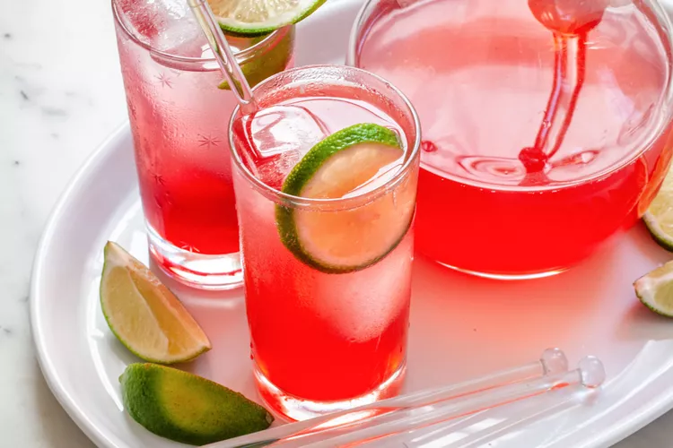Raspberry Lime Rickey