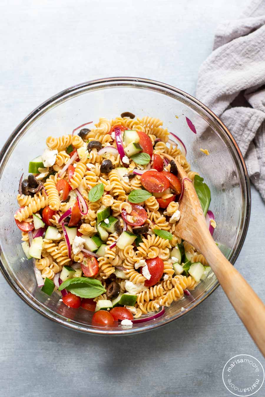 Mediterranean Chickpea Pasta Salad