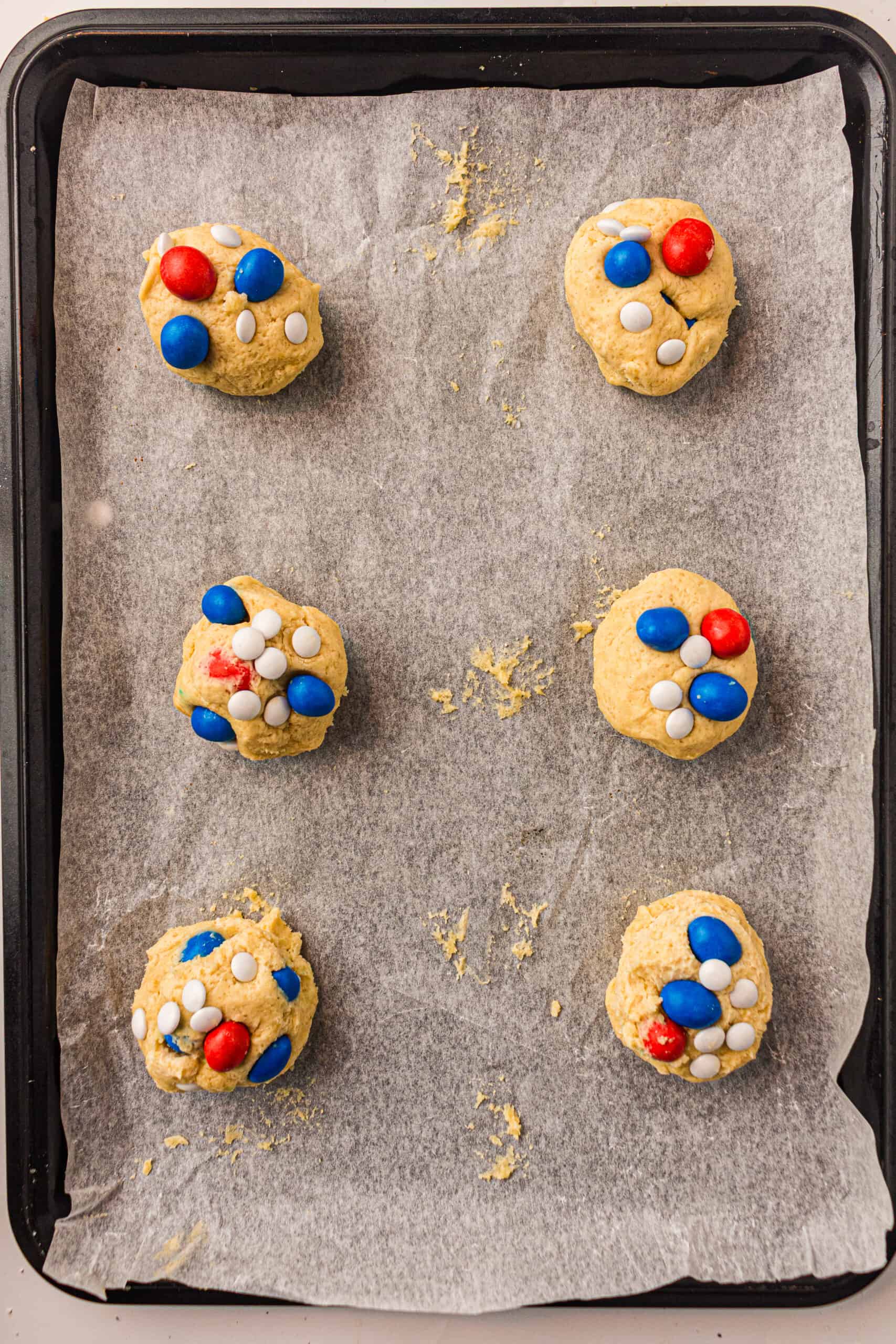 How to Make Red White and Blue Cookies 2