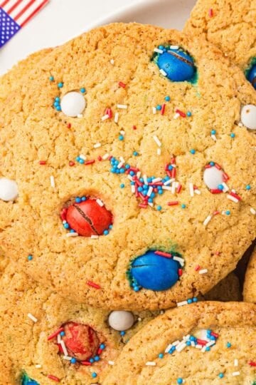Red White and Blue Cookies