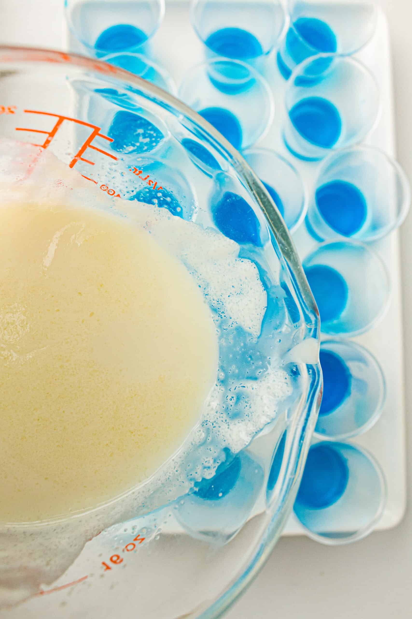 How to Make Red White and Blue Jello Cups