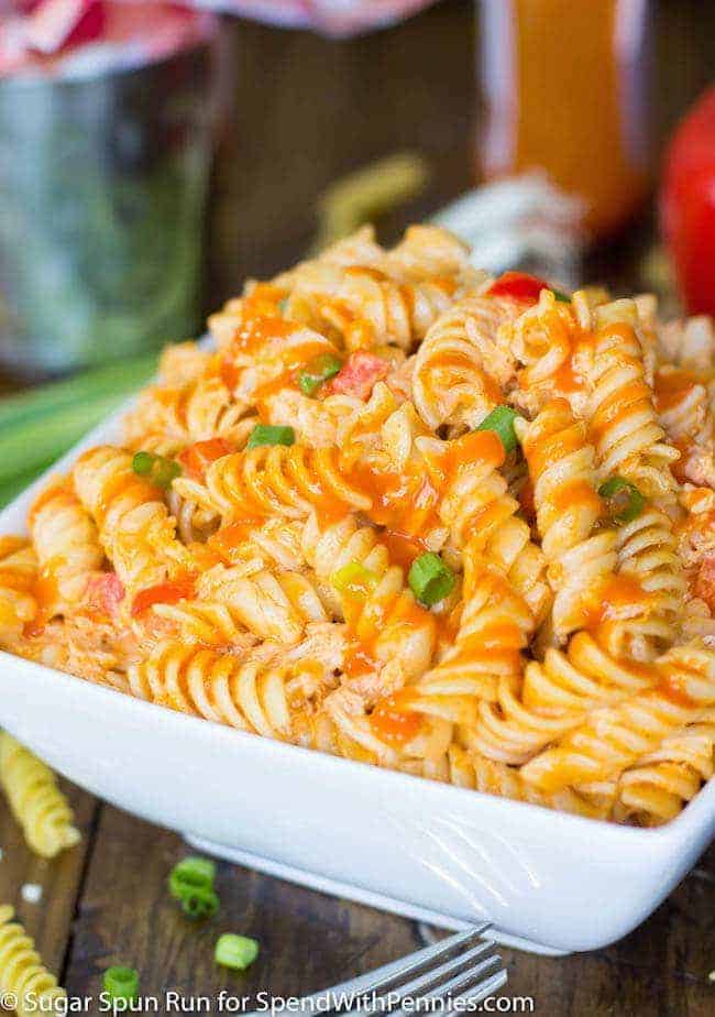 Buffalo Chicken Pasta Salad