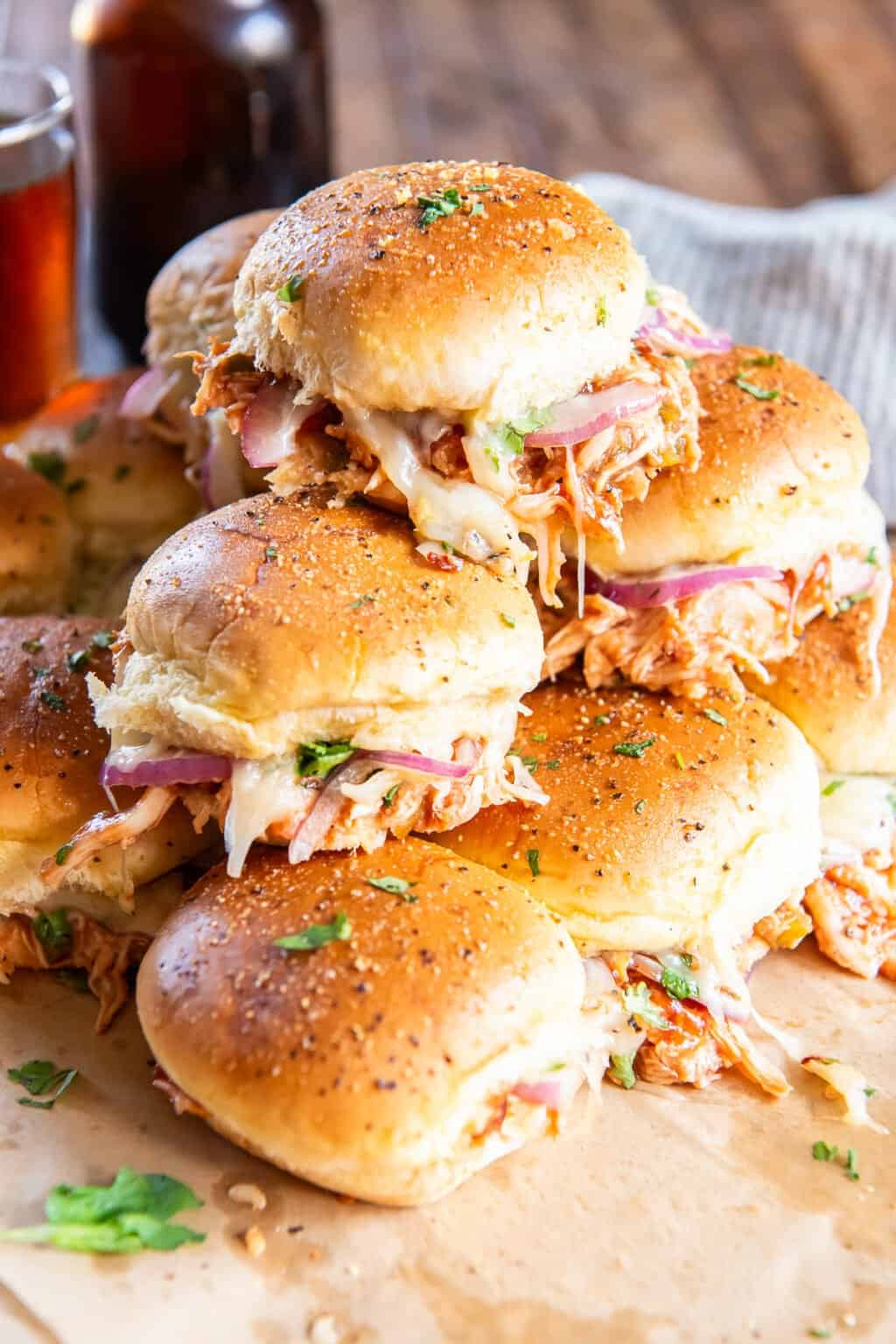 BBQ Chicken Sliders