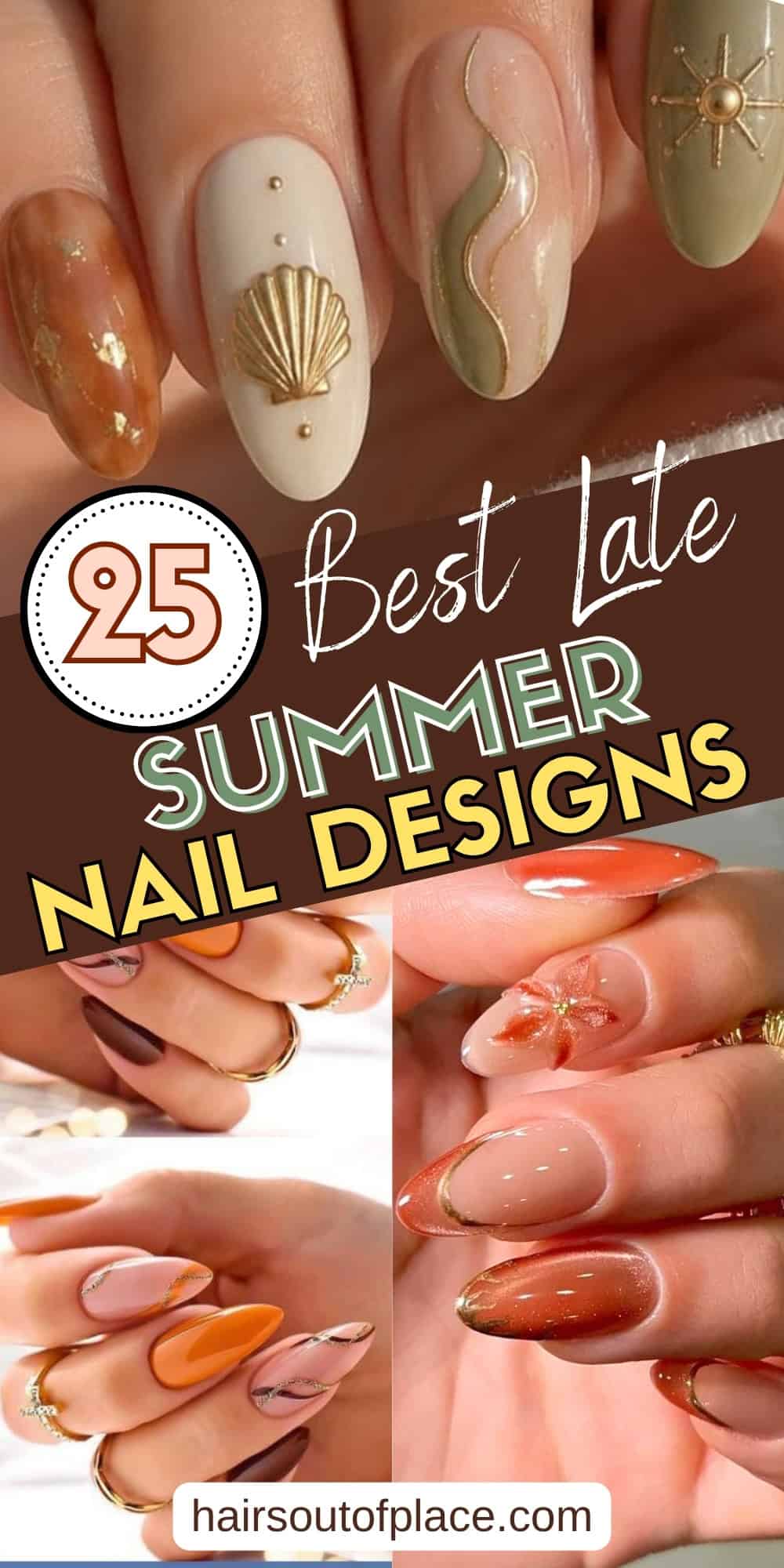 25 Late Summer Nails Pinterest pins