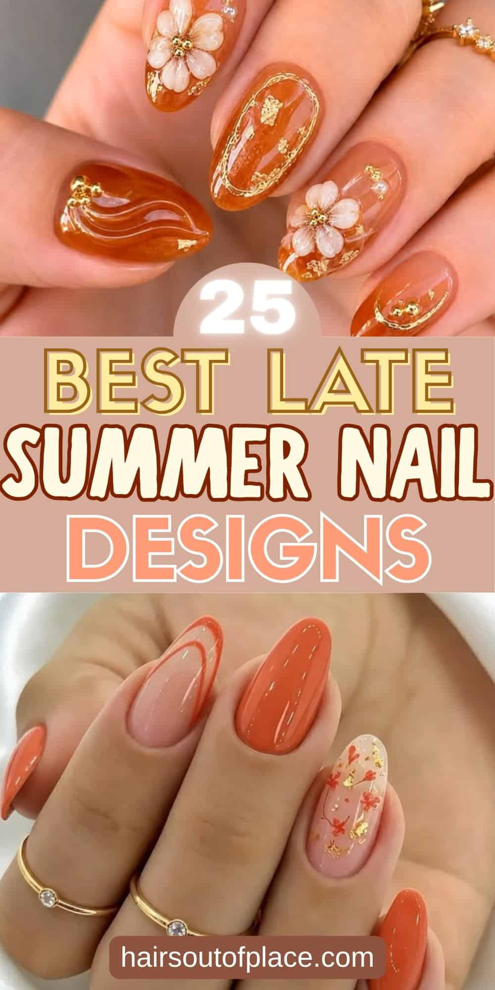 25 Late Summer Nails Pinterest pins