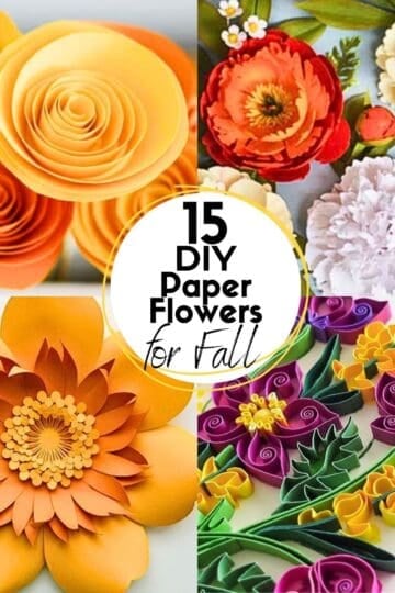 DIY Fall Paper Flowers