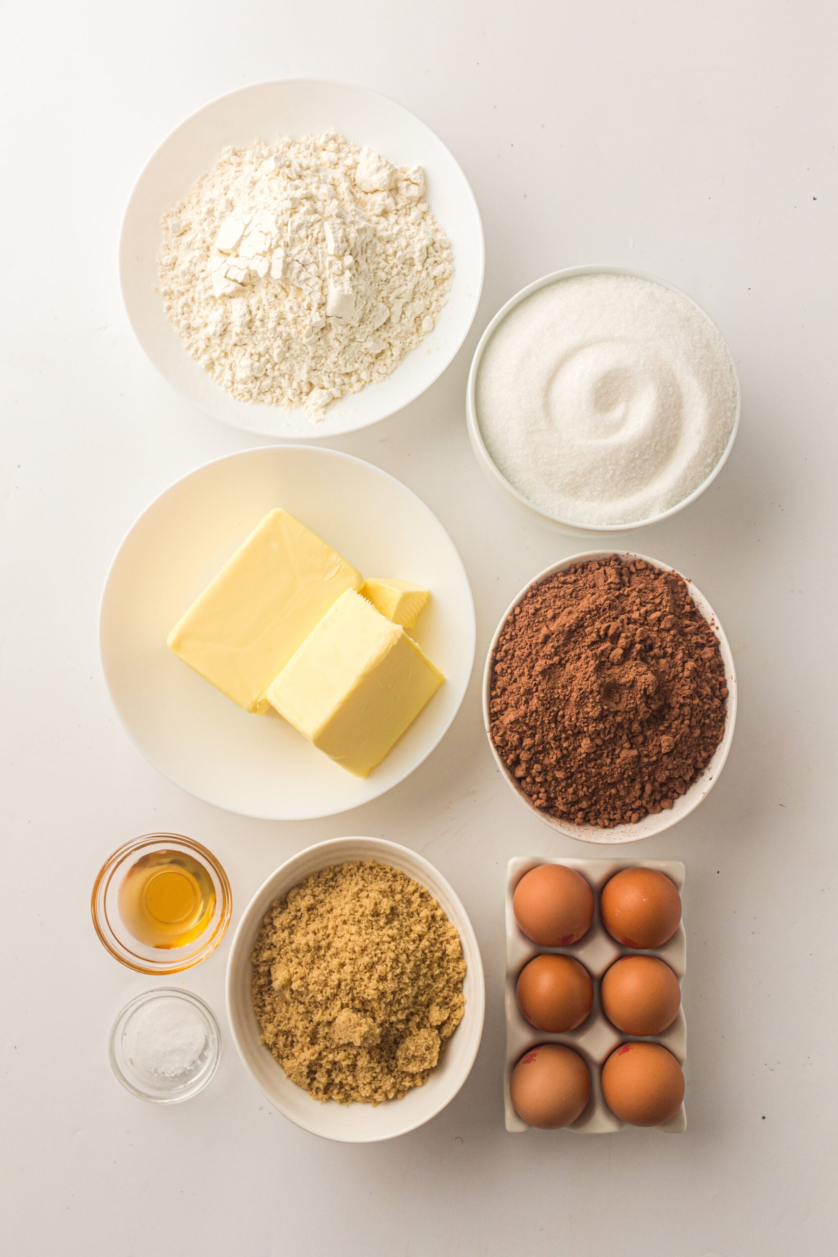 Sheet Pan Brownies Ingredients