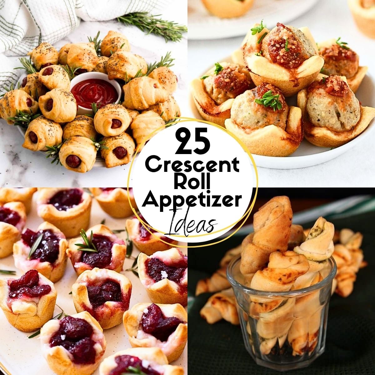 Simple Crescent Roll Appetizers