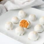 No Bake Pumpkin Truffles