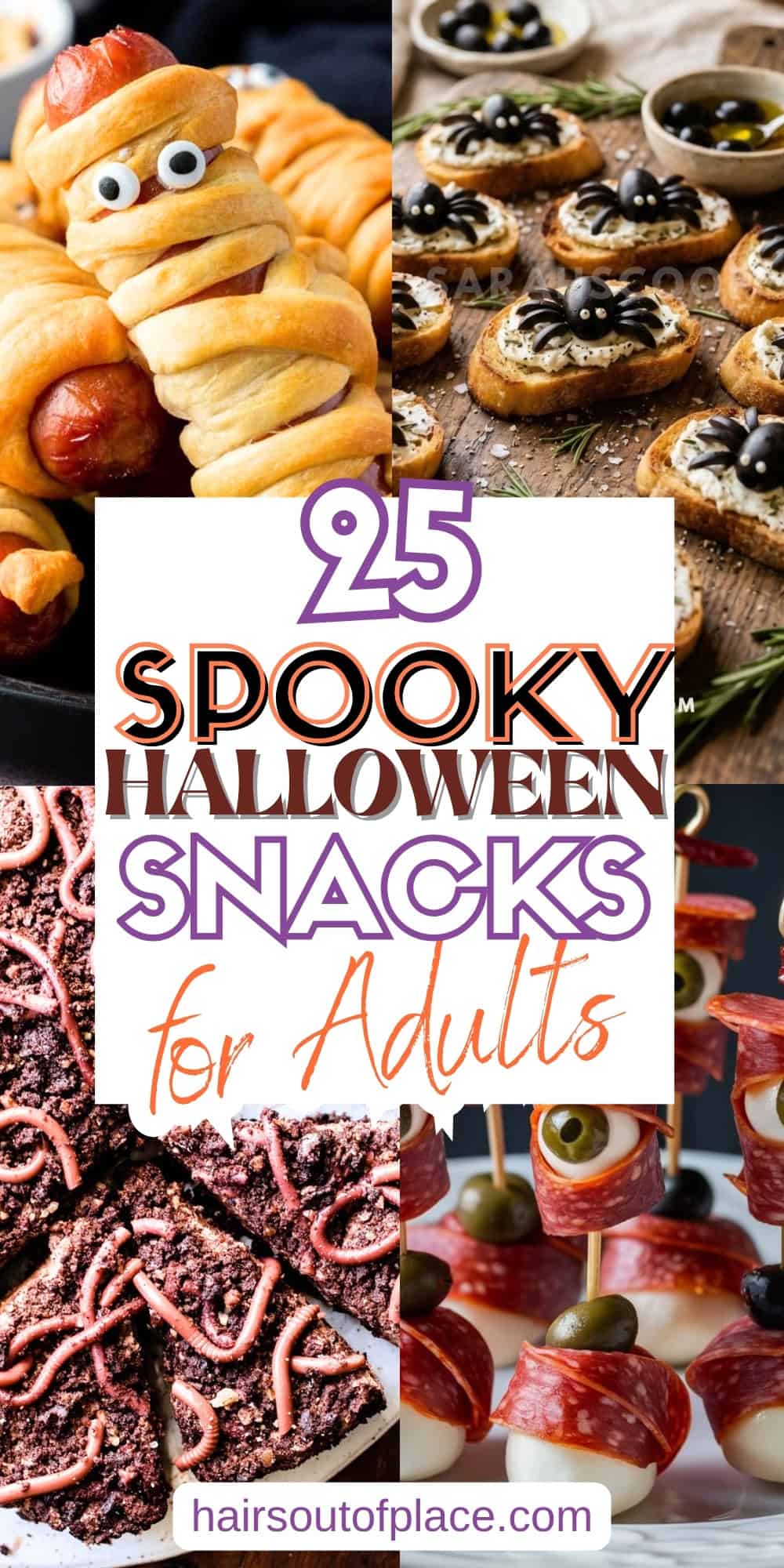 25 spooky halloween snacks pinterest pin