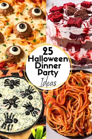 25 Halloween Dinner Party Ideas HOOP Post Collage
