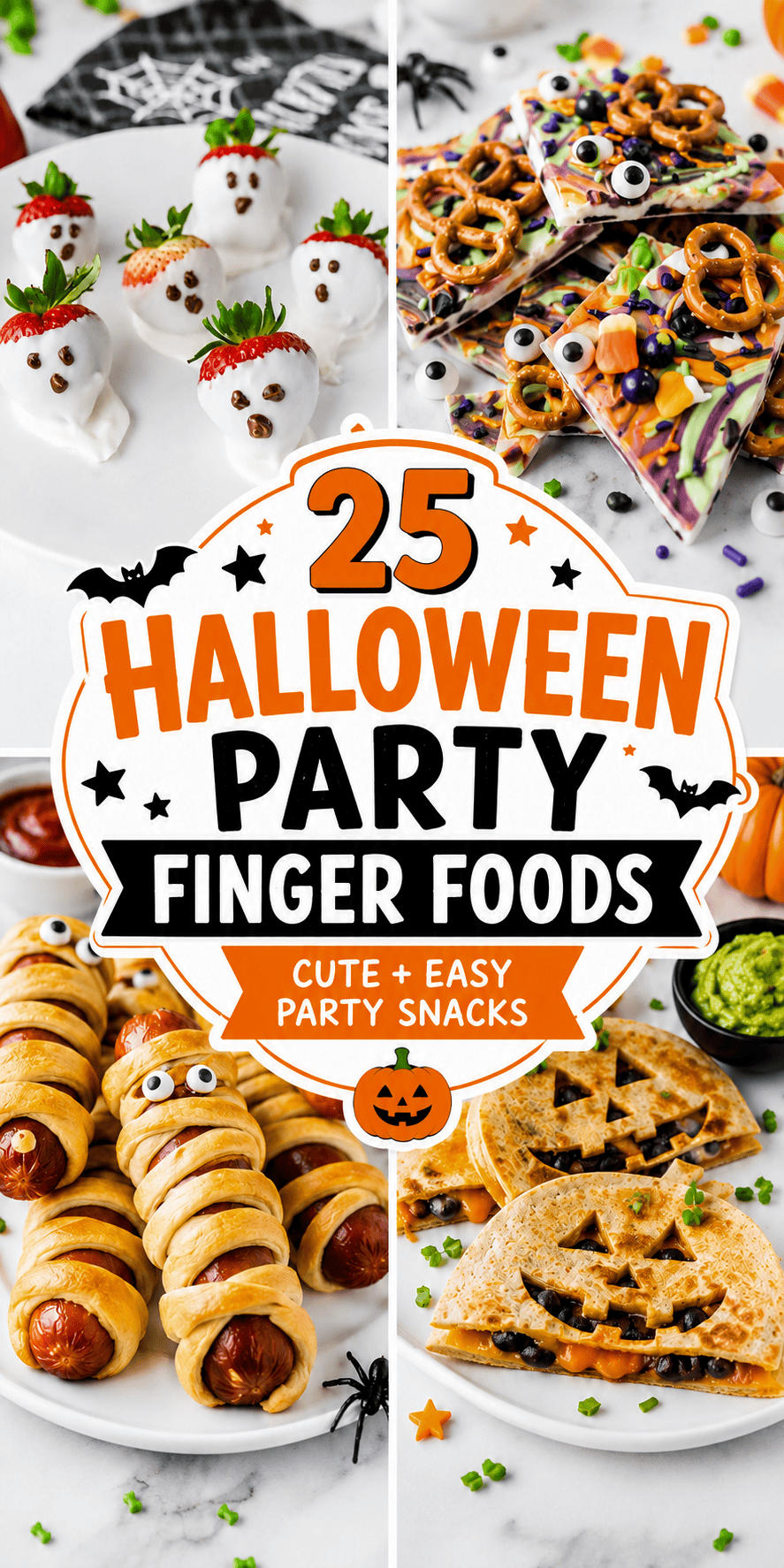 finger food ideas for halloween pin for social media