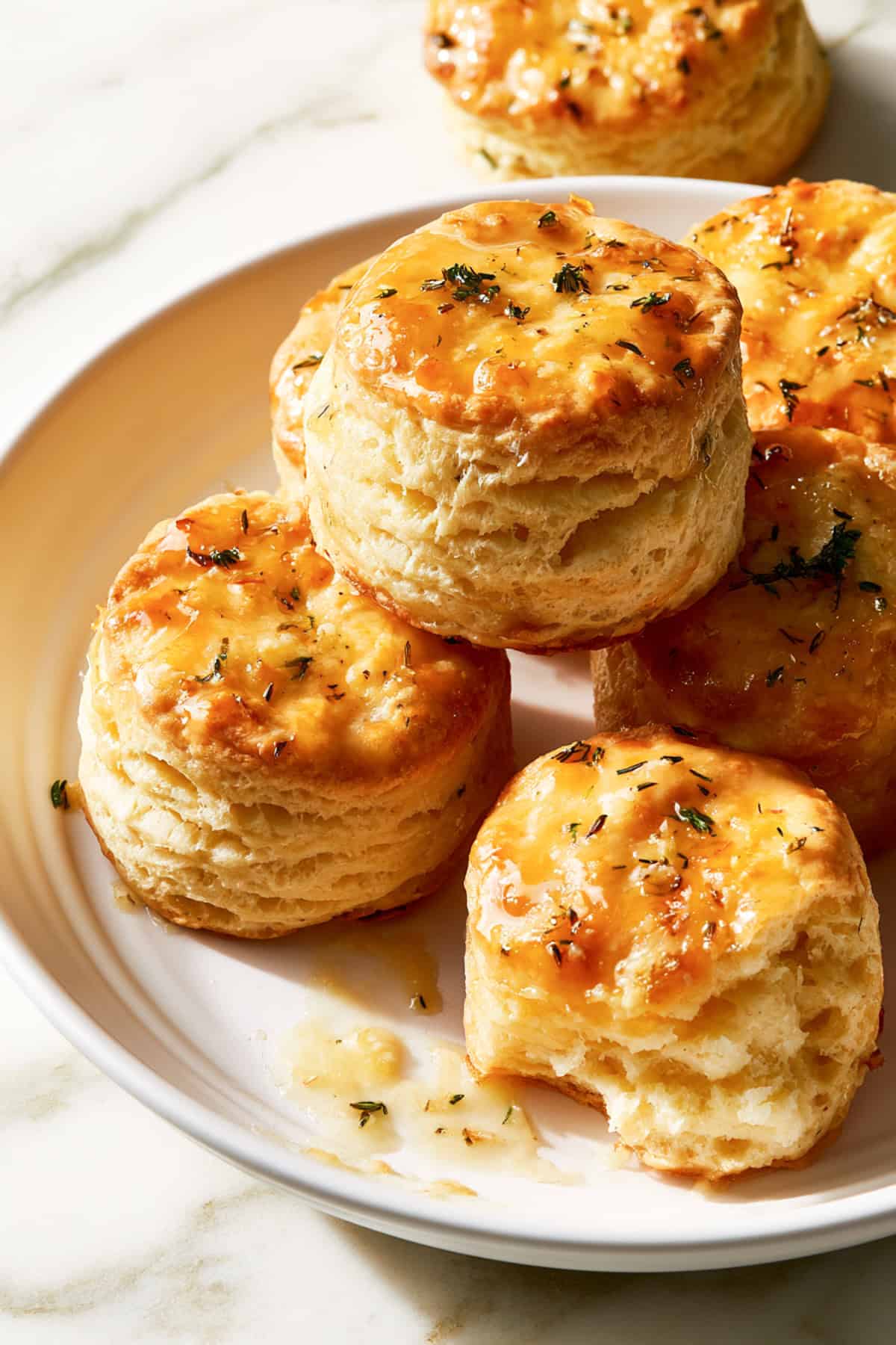 buttery herb biscuits made easy with canned biscuits